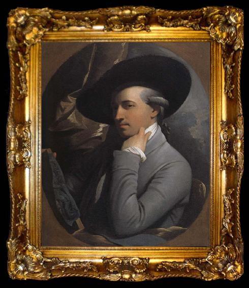 framed  Benjamin West Self-Portrait, ta009-2